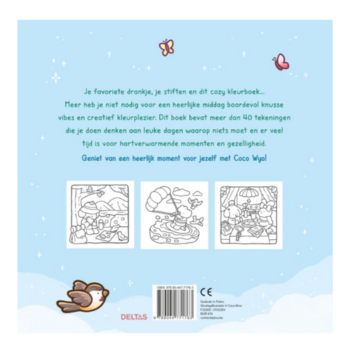 Cozy Days Cute & Comfy kleurboek Coco Wyo