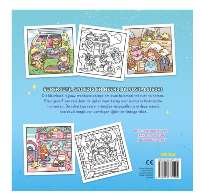 Cozy Vintage - Comfy kleurboek Jade Summer