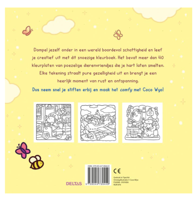Cute & Comfy kleurboek Coco Wyo