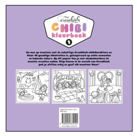CreaChick Chibikleurboek